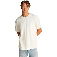 Calvin Klein Uomo T-Shirt Maniche Corte Logo Tape Tee con Scollo Rotondo