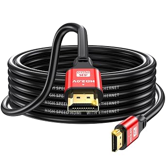 20FT HDMI Cable 4K60Hz High Speed,Ultra HD Cord Gold Plated