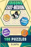 Easy-Medium Trigons Book: 100 Puzzles (Trigons Puzzle Books)