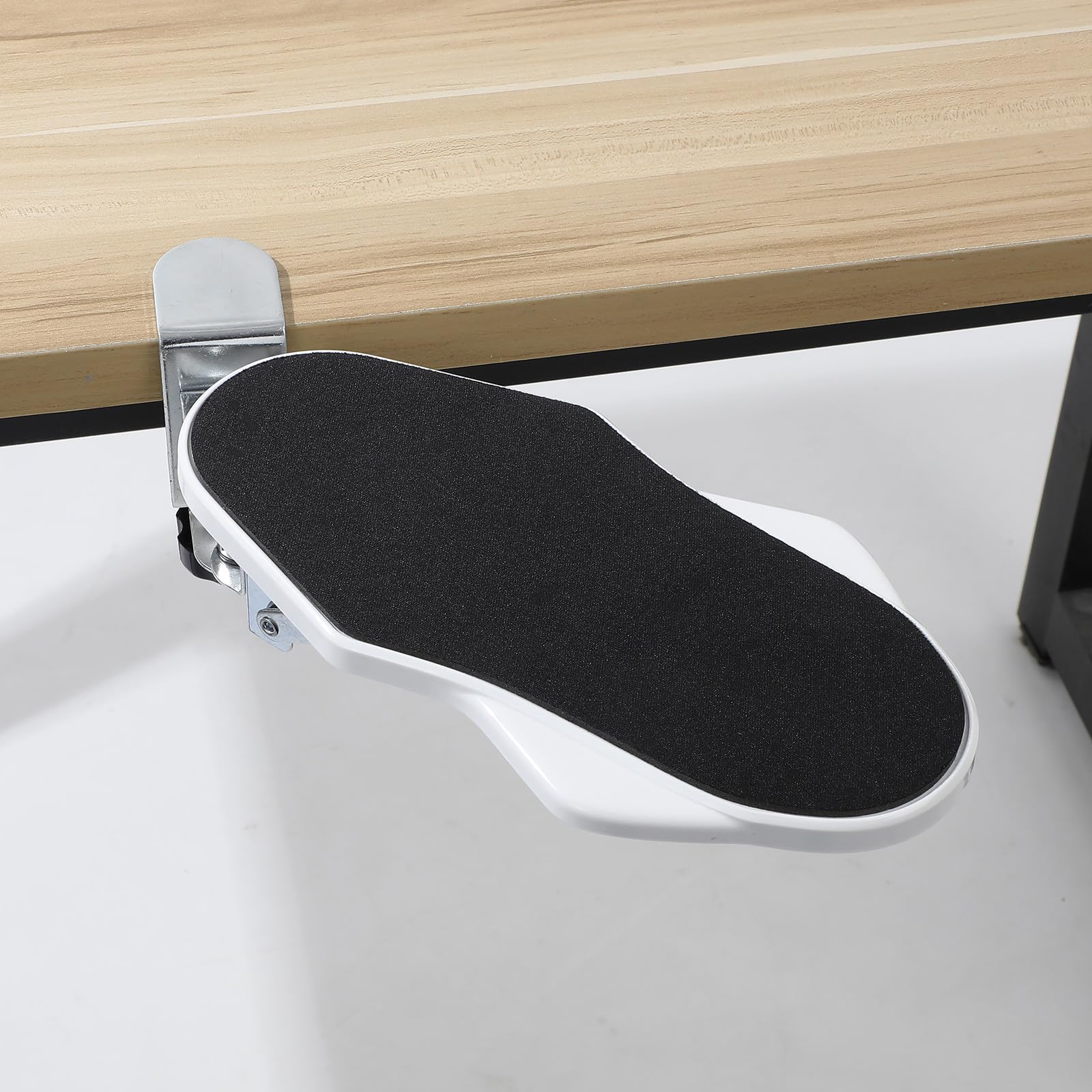 Abaodam Poggiabraccio per Scrivania Pieghevole Morsetto, Supporto Ergonomico in Abs e Ferro, Estensione Comoda per Uso Domestico e Postazioni Gaming