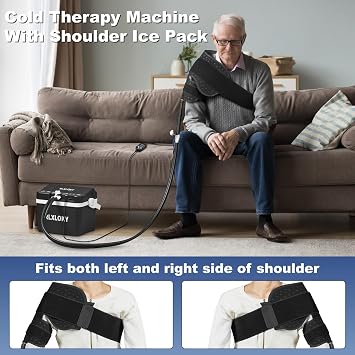 2.0 Basic Cold Therapy Unit with Programmable Timer,Ice Machine for Shoulder After Surgery,Cold Therapy System with Shoulder Ice Pack