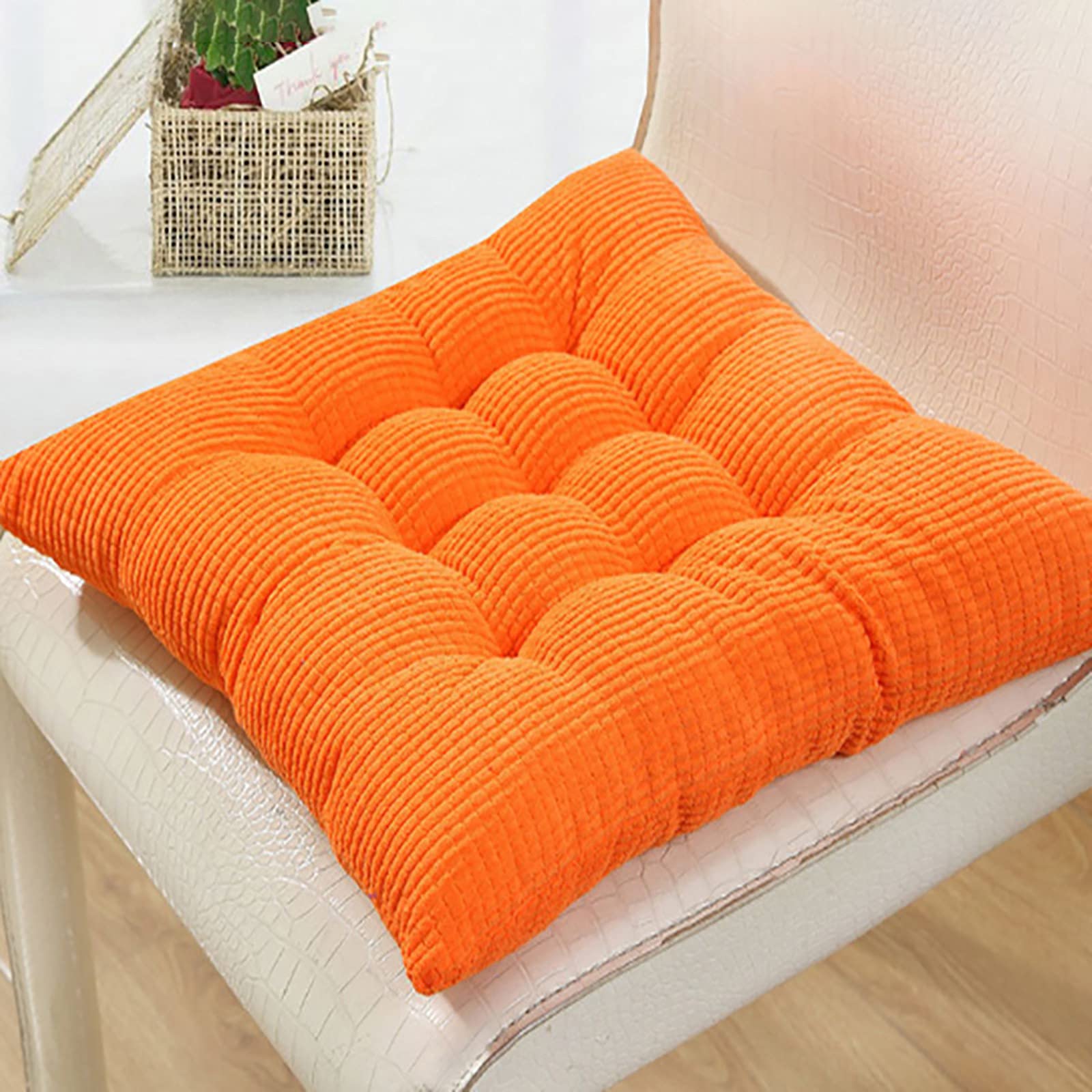 YNAN Chair Cushions Large Outdoor Indoor Seat Cushion Thickened Bench Mat  Durable Floor Pillow Winter Chair Pads for Bedroom Balcony Car Office Patio