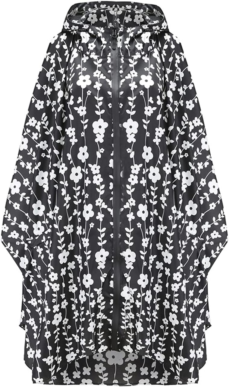 Waterdichte regenponcho voor dames, stijlvol, herbruikbaar, licht, voor