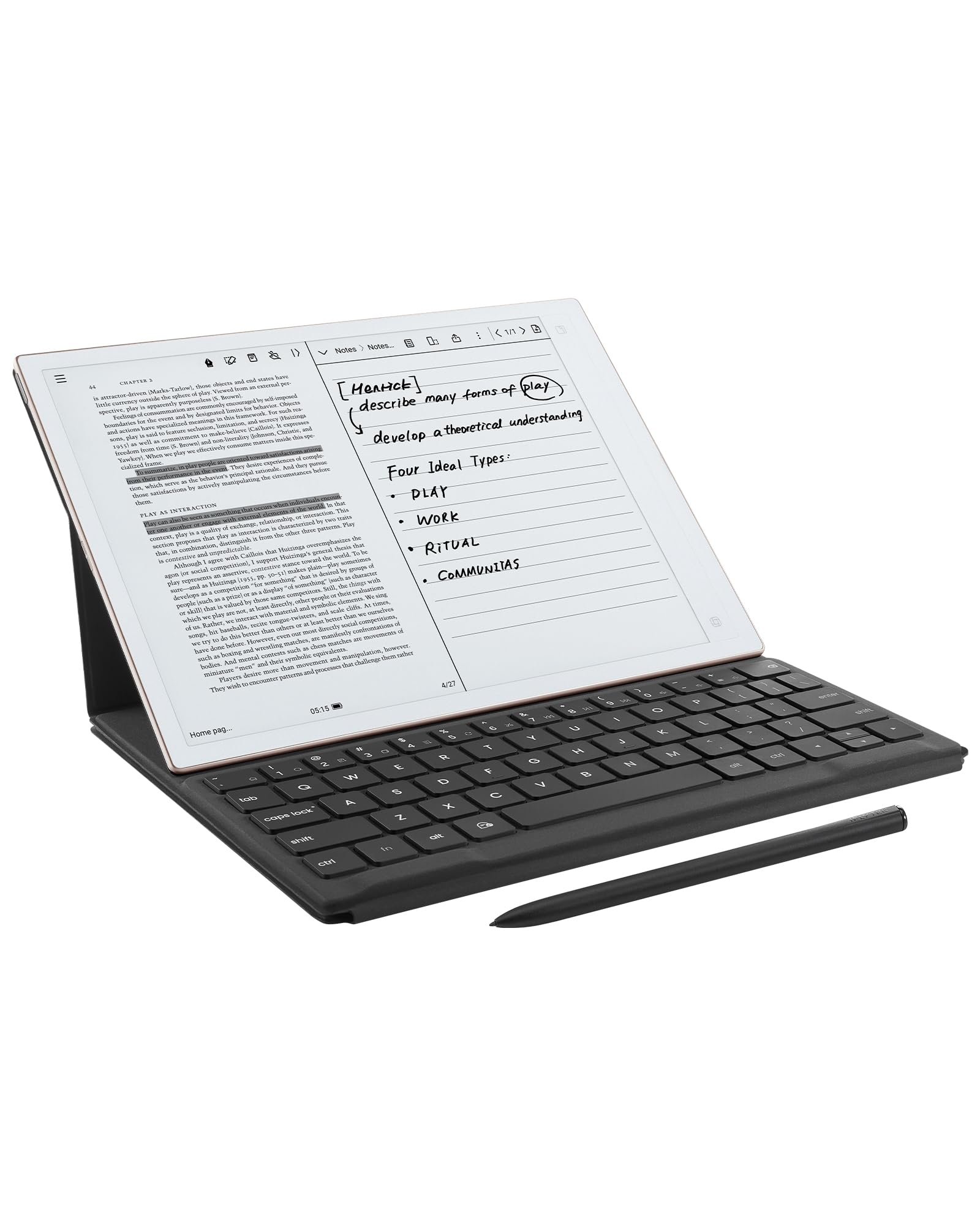 iflytek AINOTE 2 Bundle with Keyboard Case, 10.65" E-Ink Tablet, AI Note Taking Digital Notebook for Meeting, Voice-to-Text, 18-Language Transcription, Handwritten-to-Text, Ultra-Thin 4.2mm.-image-16