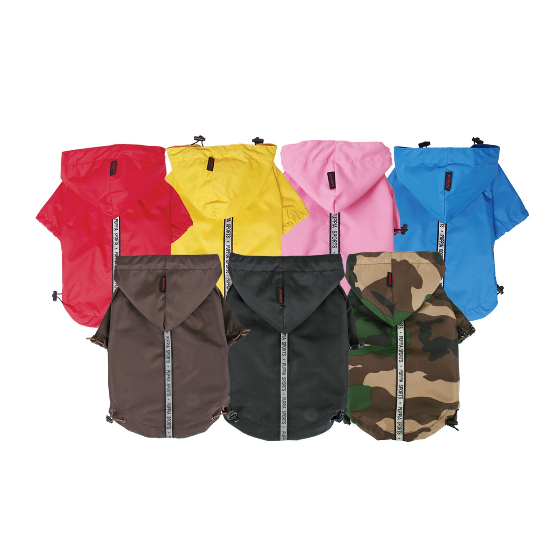 Puppia Base Jumper Raincoat, X-Large, Pink, XL - Image 2