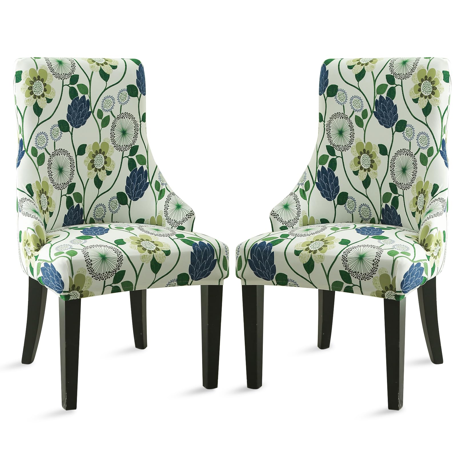Liykimt Stretch Wingback Side Chair Slipcover