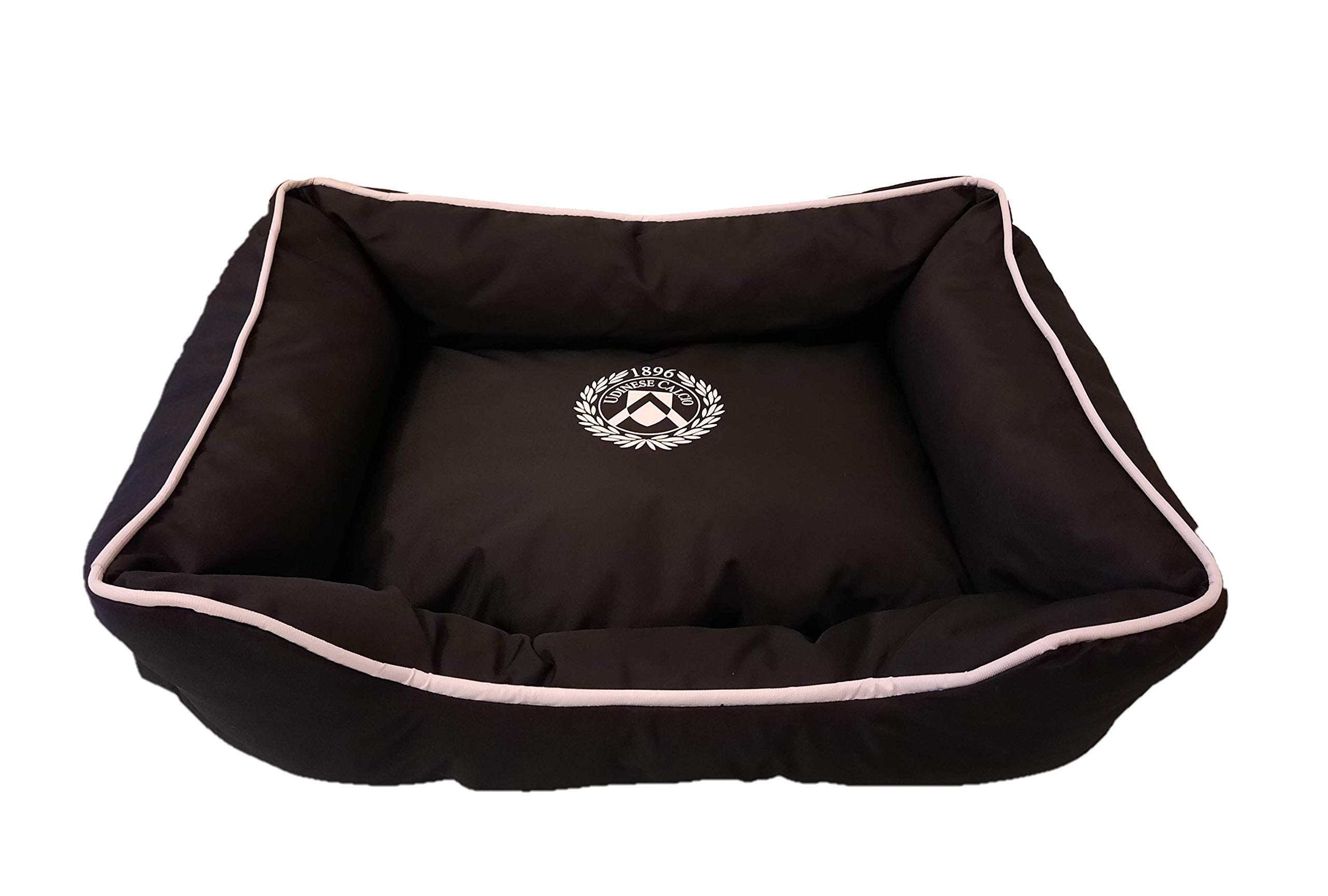 Only4fan S.r.l. Kenny/Bed Pets Udinese Football Kennel/Bed Pets, No Gender, Black, One Size