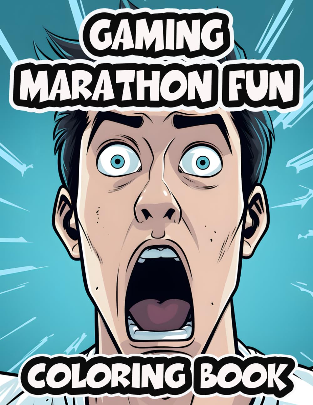 Gaming Marathon Fun Coloring Book: A Virtual Playground of Retro and Modern Adventures