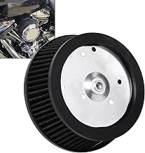Black Big Sucker Stage Air Cleaner Element Filter For Harley Touring Electra Glide Road Glide Street Glide Road King Tri Glide 1999-2016 Dyna 1999-2017