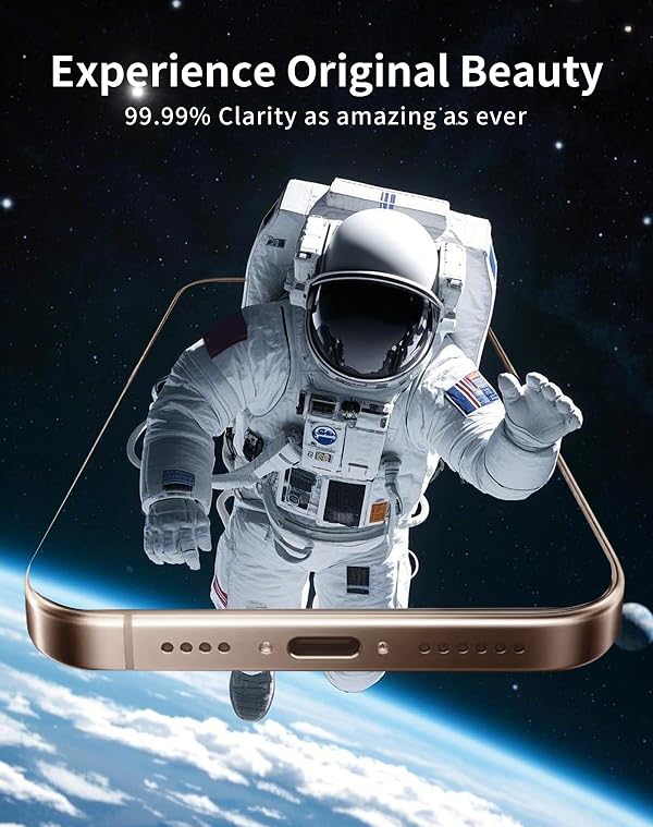 Jephuwneh x BESTSUIT for iPhone 16 Pro Screen Protector [Blue Light] [Auto-Installation] for iPhone 16Pro 6.3inch Tempered Glass Anti Blue-Light No Bubble HD Clear 9H Hardness Anti-Scratch by Jephuwneh - Used condition - Image 9