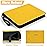GERMUN 9 Pocket Card Binder, Premium Zip Trading Card Binder, 720 Double Sided Pocket PU Card Collection Binder, Collector Card Album, Card Folder for MTG, TCG, Sports Cards, Game Cards (YELLOW)