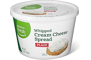 Amazon Fresh Organic Cream Cheese, Original Whipped, 12 Oz