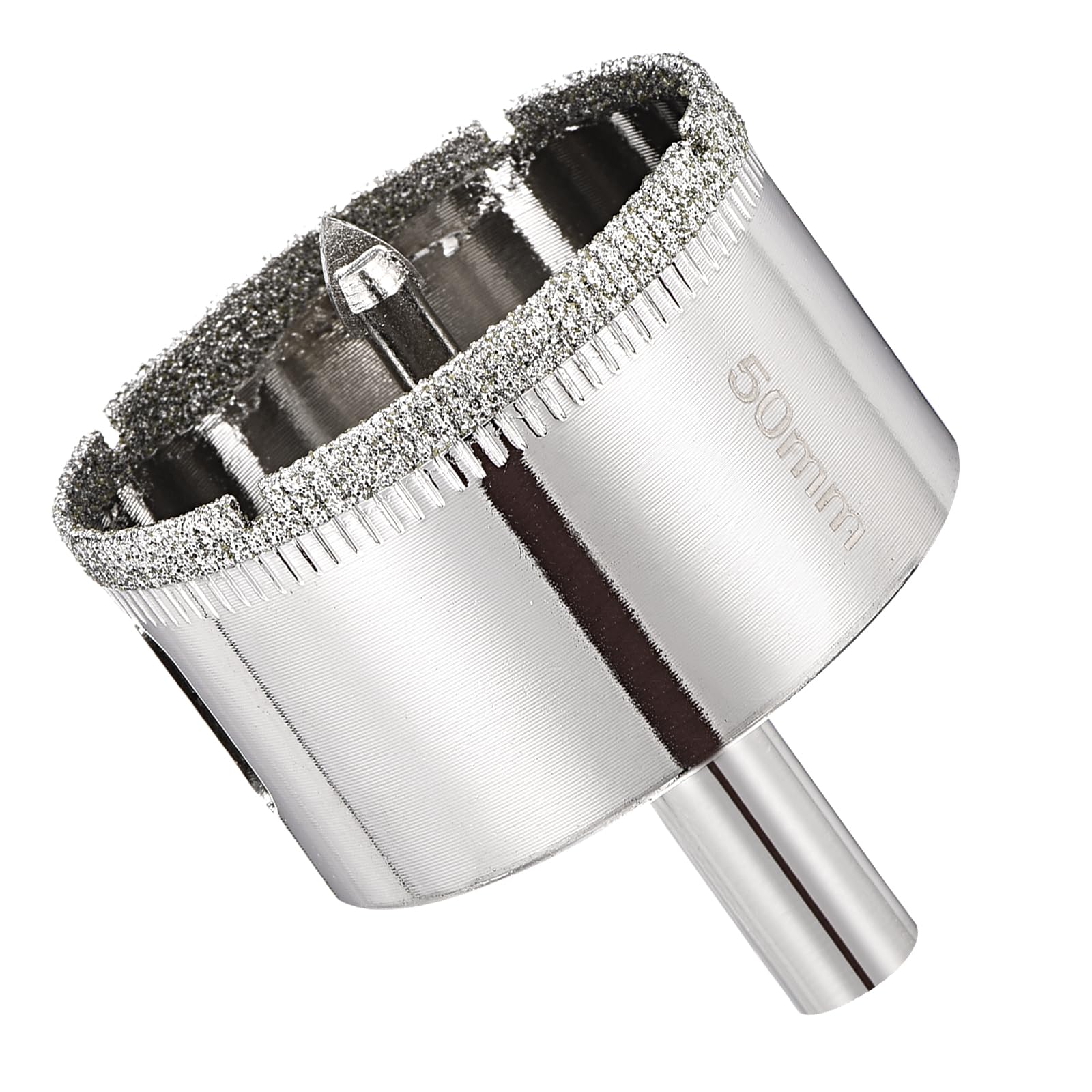 DTGN Diamond Hole Saw with Pilot Bit 1-31/32" /50mm - 1 PC - Good for Glass, Ceramic, Tile - Diamond Hole Saw Cutter