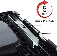 Vista 4 de EcoAuto Kit de repuesto de tapa de consola central para 99-07 Silverado, Avalanche, Suburban, Sierra, Yukon - Reemplaza OEM 19127364, 19127365