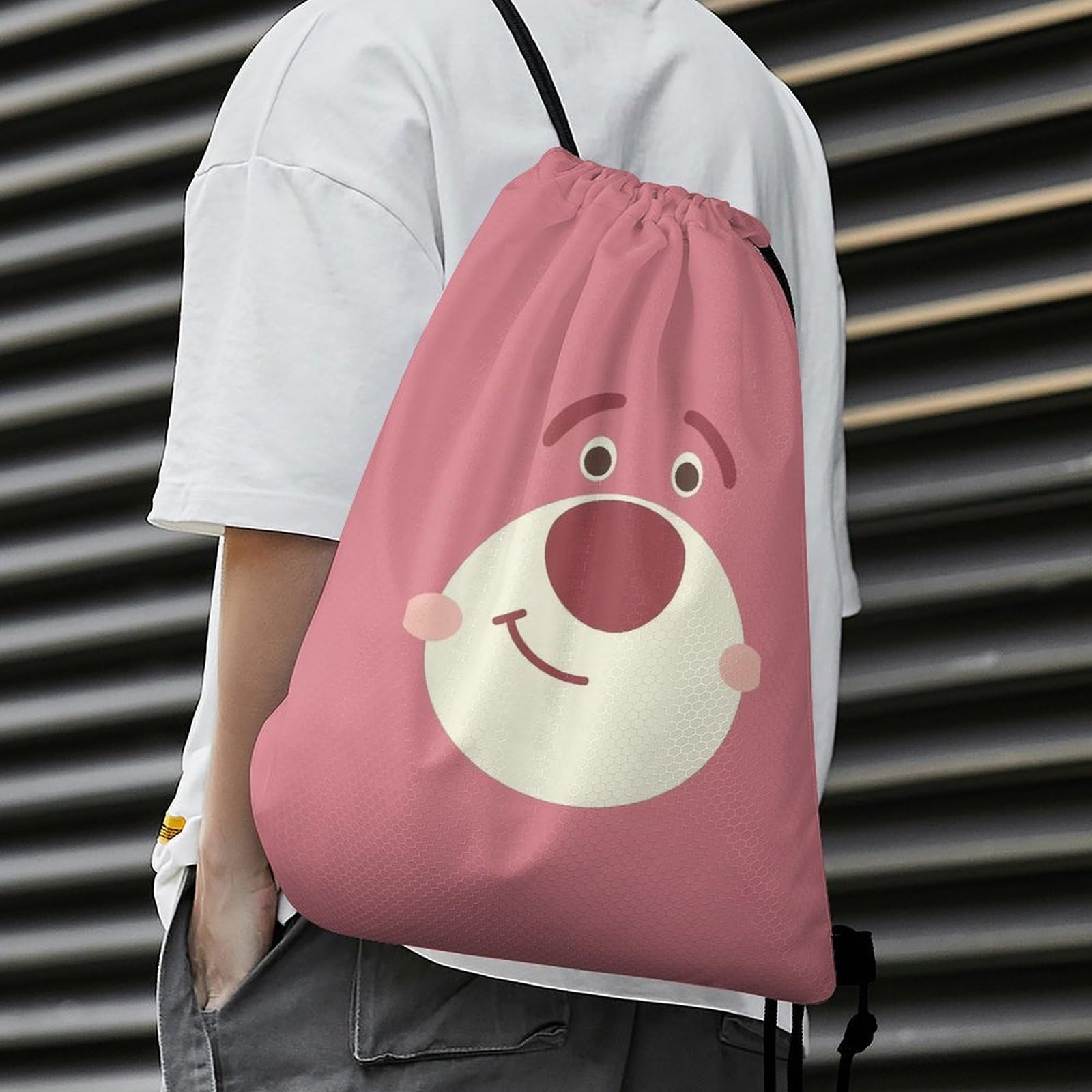 GOLD'S GYM ピンク ドローストリングバッグ Amazon.co.jp: (バッグベース) Bagbase アスレジャー 耐水