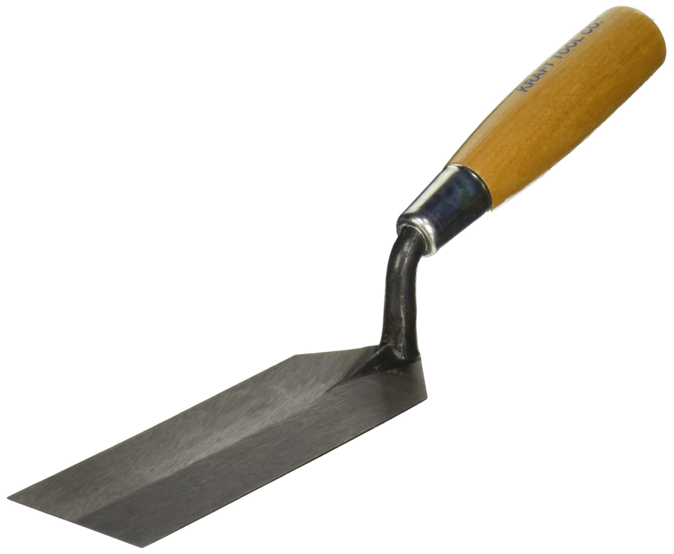 Kraft Tool GG434 Margin Trowel with Wood Handle, 6 x 2-Inch
