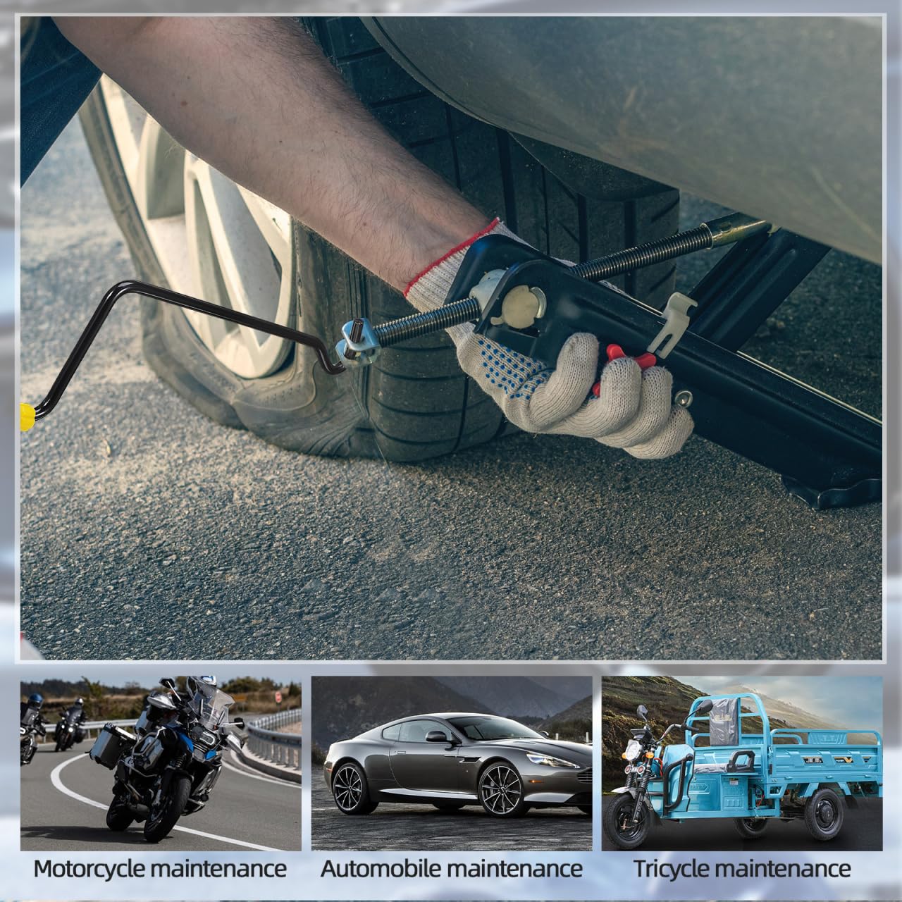 iplusmile Maniglia Di Ricambio Per Cric Auto Leva Estesa Manovella Per Martinetto Idraulico Accessorio Universale Strumento Sollevamento Pneumatici Facile Da Montare