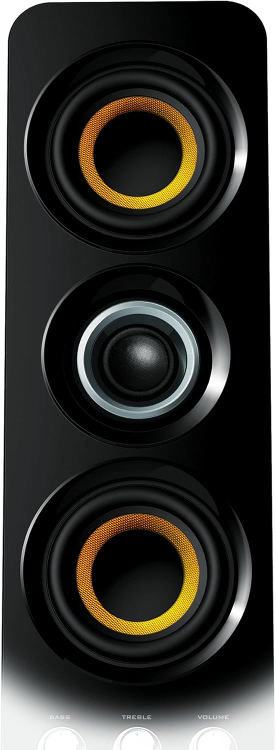 Creative T50W Right Speaker Controls Close-up