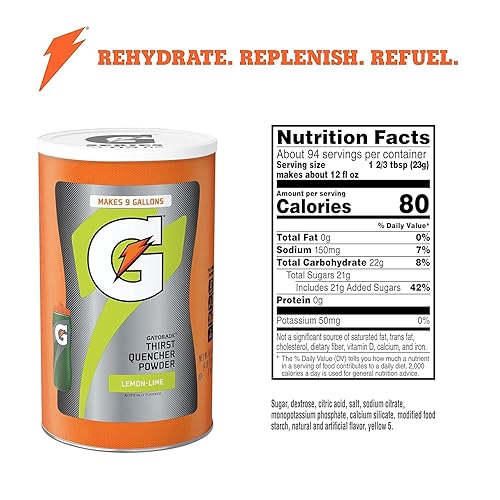 Vista 29 de Gatorade Thirst Quencher en polvo, ponche de frutas, 76.5 onzas