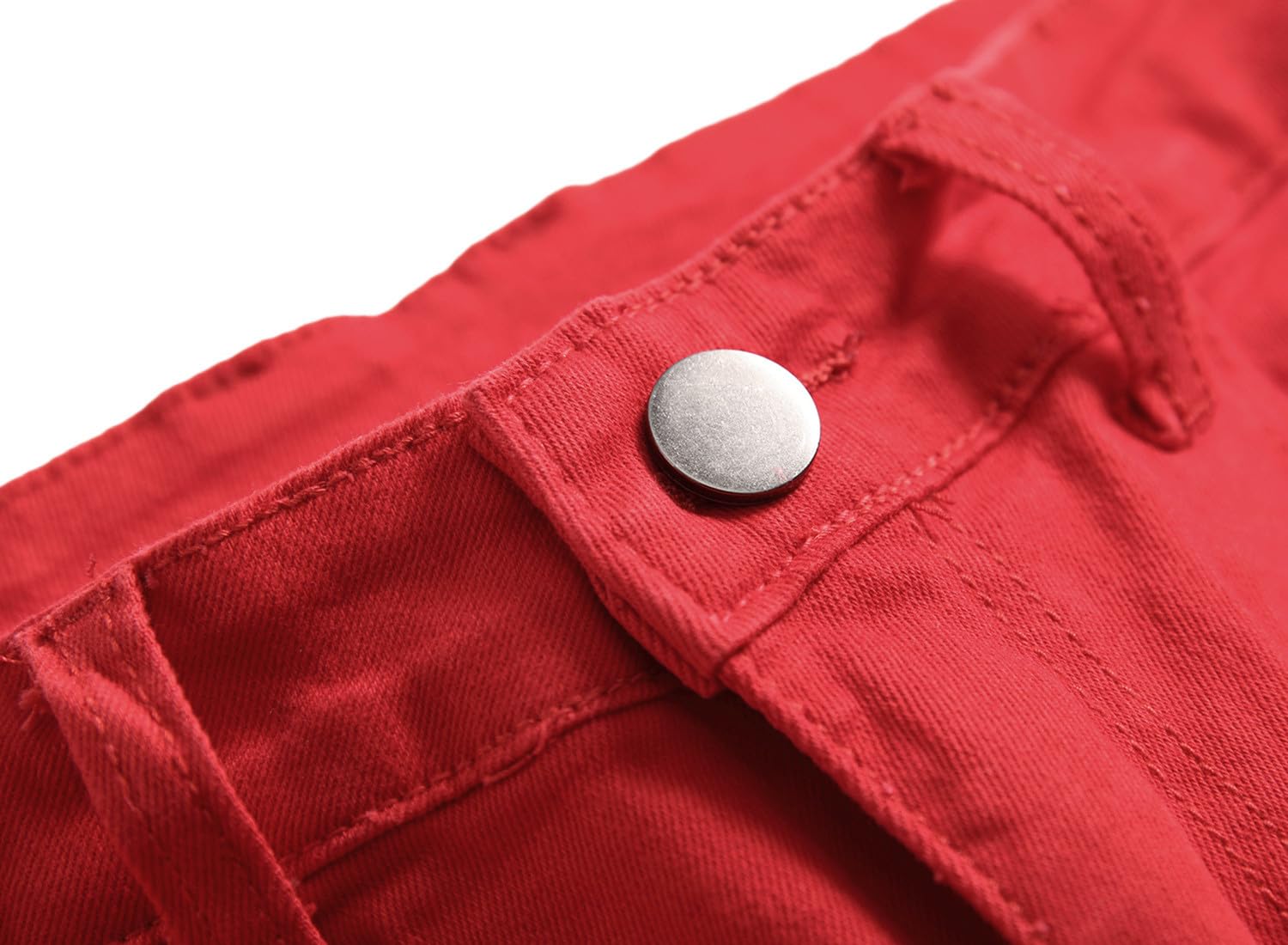 Generisch Pantalones vaqueros ajustados elásticos para hombre, pantalones vaqueros rotos, pantalones vaqueros rotos de pierna recta, pantalones de ocio, pantalones de chándal