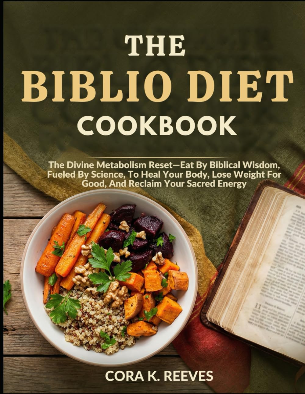 THE BIBLIO DIET COOKBOOK: The Divine Metabolism Reset-Eat By Biblical Wisdom, Fueled By Science, To Heal Your Body, Lose Weight For Good, And Reclaim Your Sacred Energy