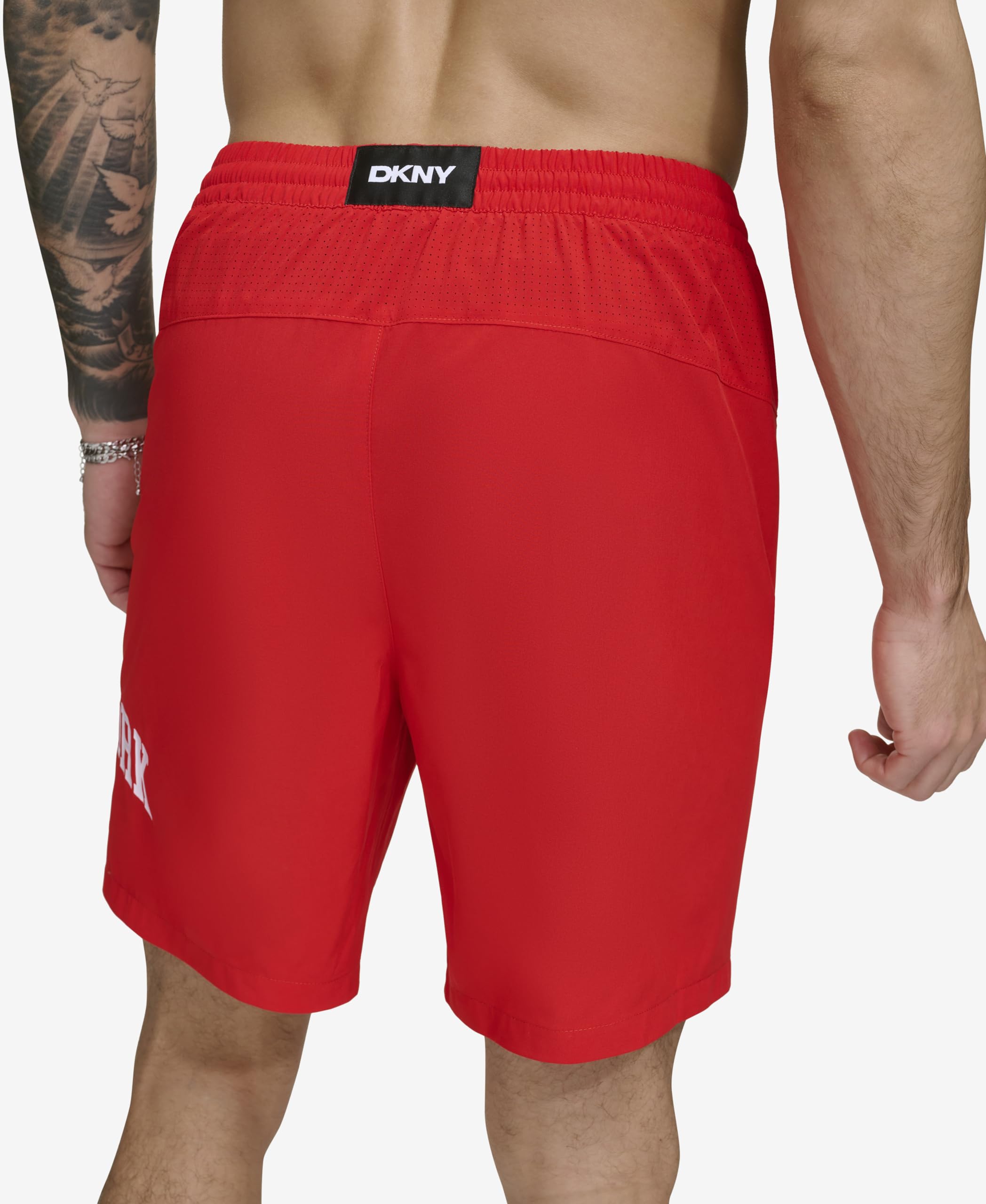 DKNY Kąpielówki męskie, Czerwony, XL