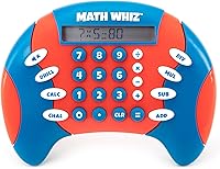 Educational Insights Math Whiz: Handheld Electronic Math Game for Kids Ages 6+ - Addition, Subtraction, Multiplication & Division STEM Toy