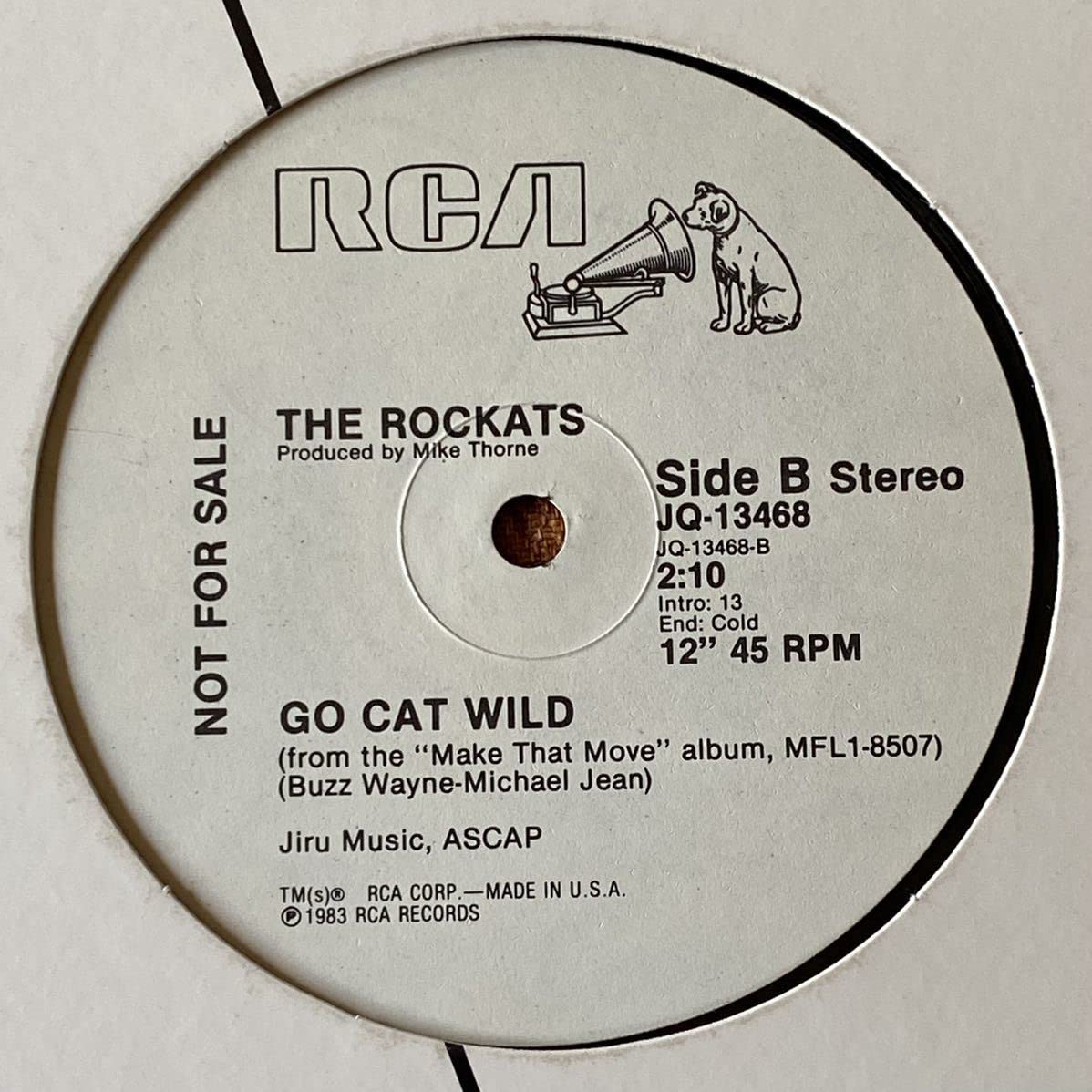 Amazon.co.jp: THE ROCKATS Promo (Remix) 12inch MAKE THAT MOVE