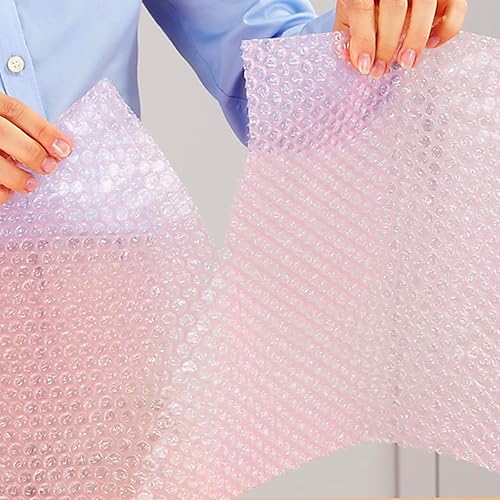 Miniatura 3 de Burbuja pequeña antiestática perforada de 100 pies cada envoltura de amortiguación de 12 pulgadas para mudanza y envío, envoltura de embalaje de