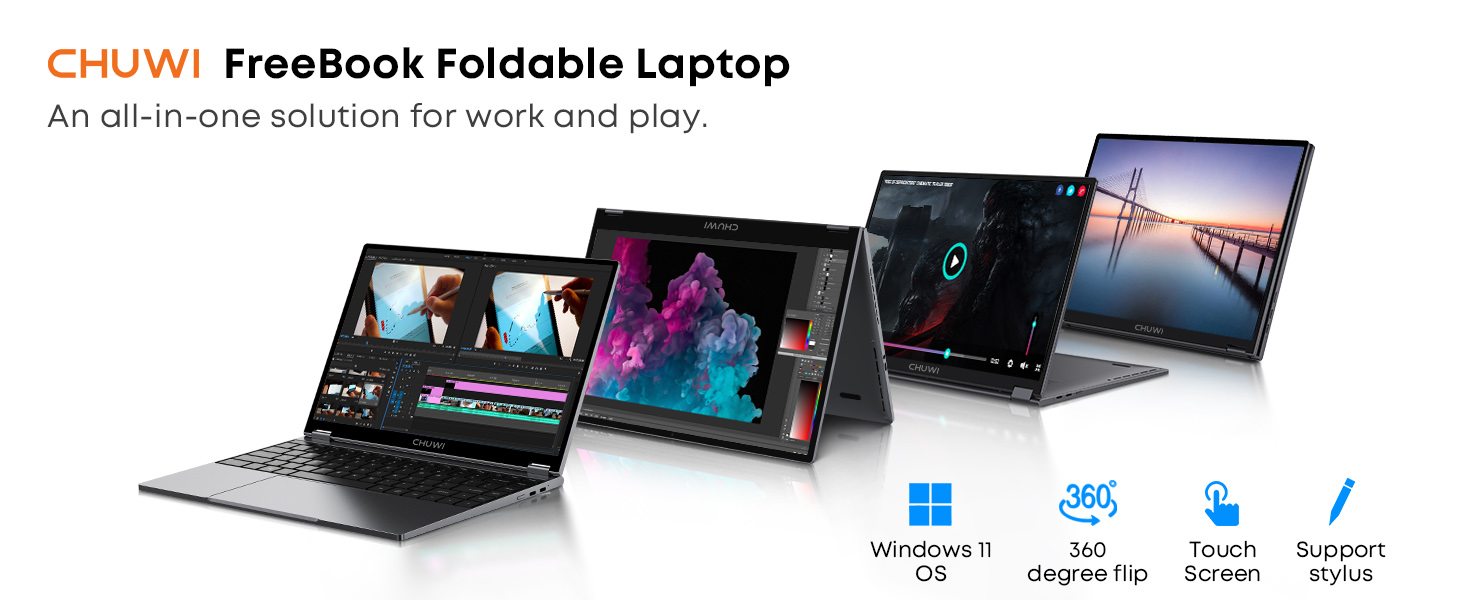 Amazon.com: CHUWI FreeBook 2-in-1 Laptop 13.4