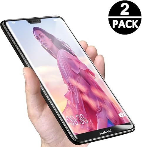 Huawei P20 Lite Vetro Temperato Premium LCD Anti-explose  Pellicola Protettiva per Huawei P20 Lite Screen Protector 2 Pack 