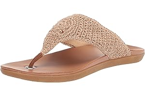 Shana Thong Sandal in Crochet, Slip-On