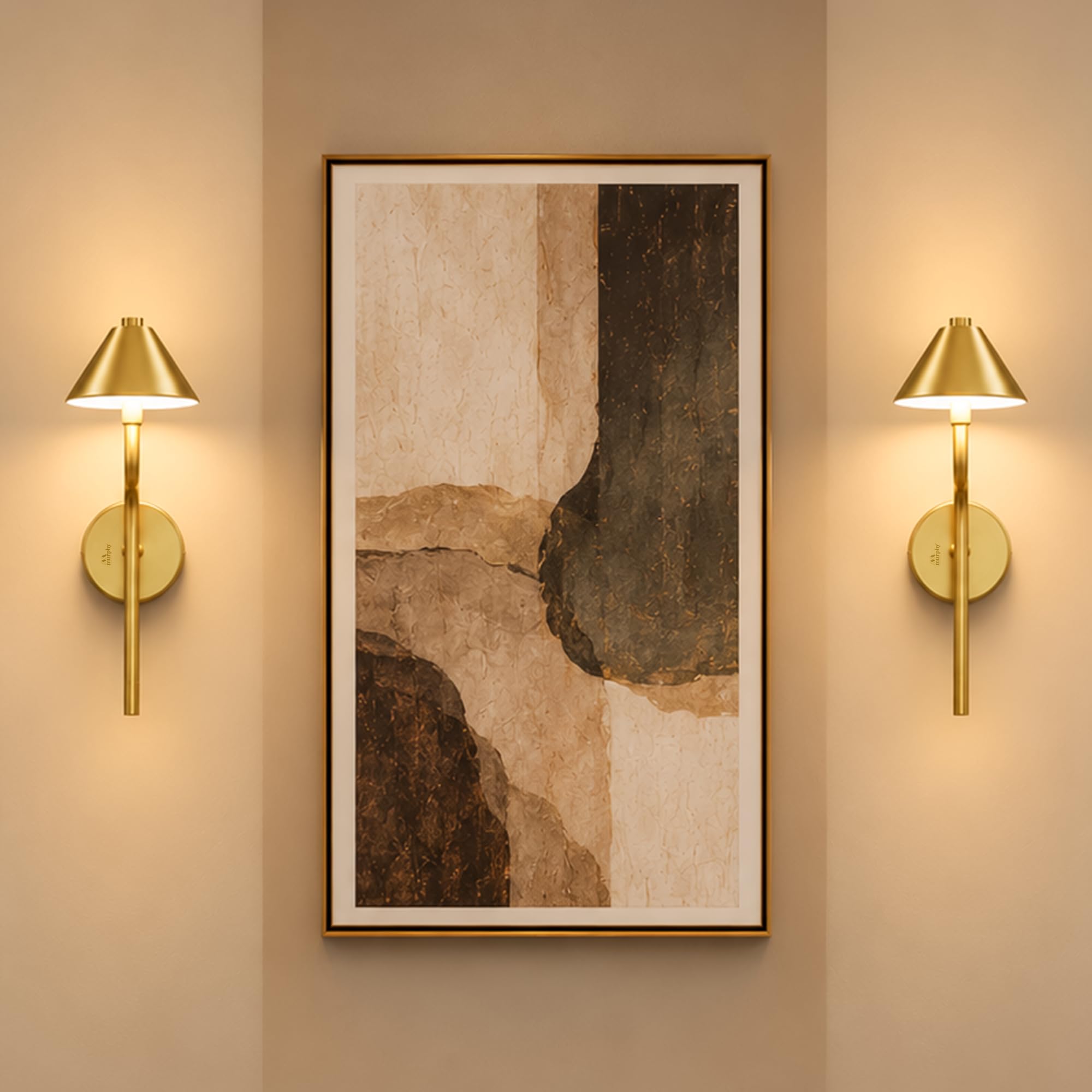 Auric Twist Wall Light - Gold Modern Sconce -20