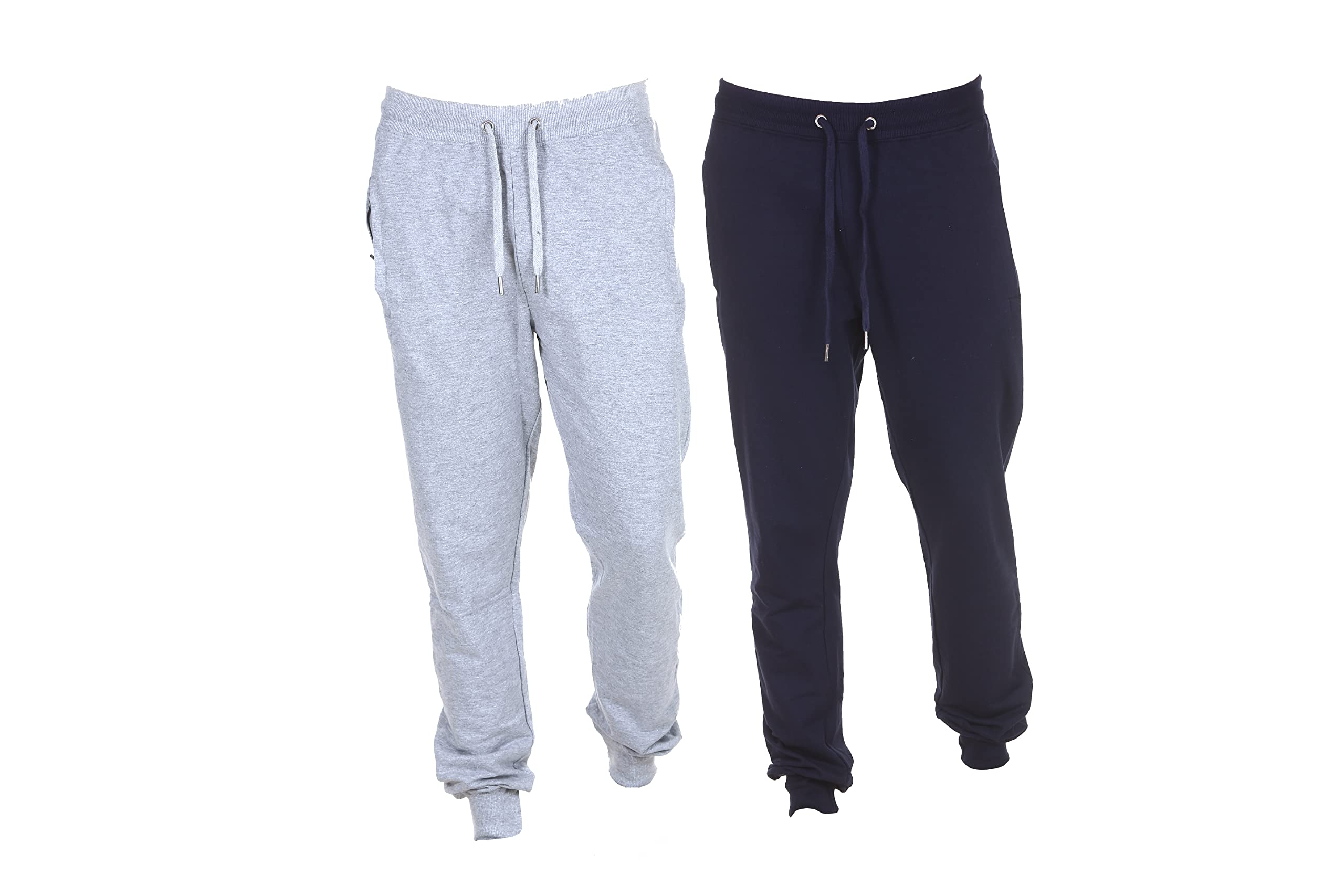 mukhaksh (Pack of 2 = 1 Milange Grey + 1 Blue Joggers Boys Gym Wear Yoga Running Night wear Lounge Wear Milange Grey+Blue Jogger Trak Pant Pyjamas with Pocket-picture-31