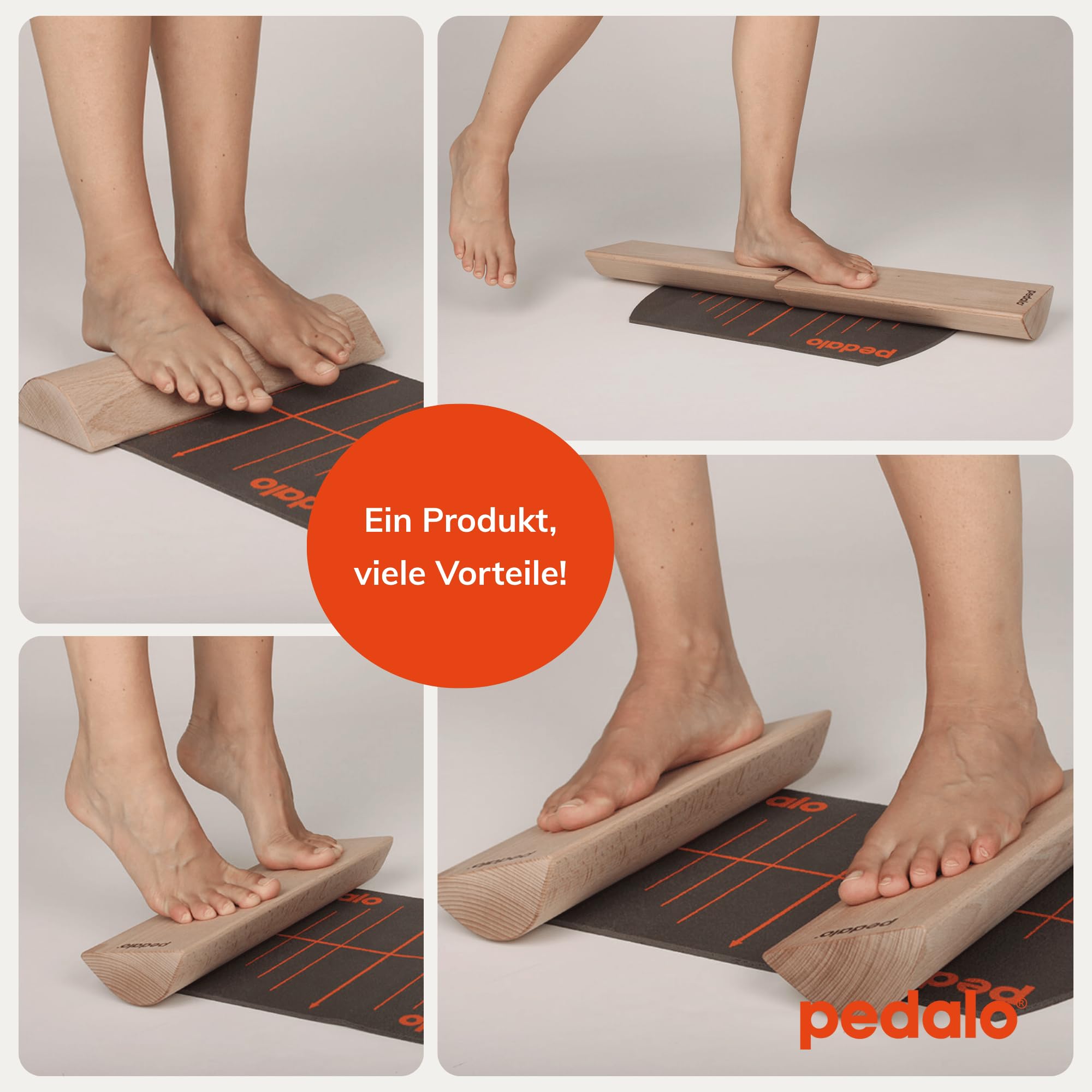 Pedalo® Fußwalzen I Beinachsentraining I Fußverschraubung I Fußdehnung I Fußkräftigung I Fußtrainer