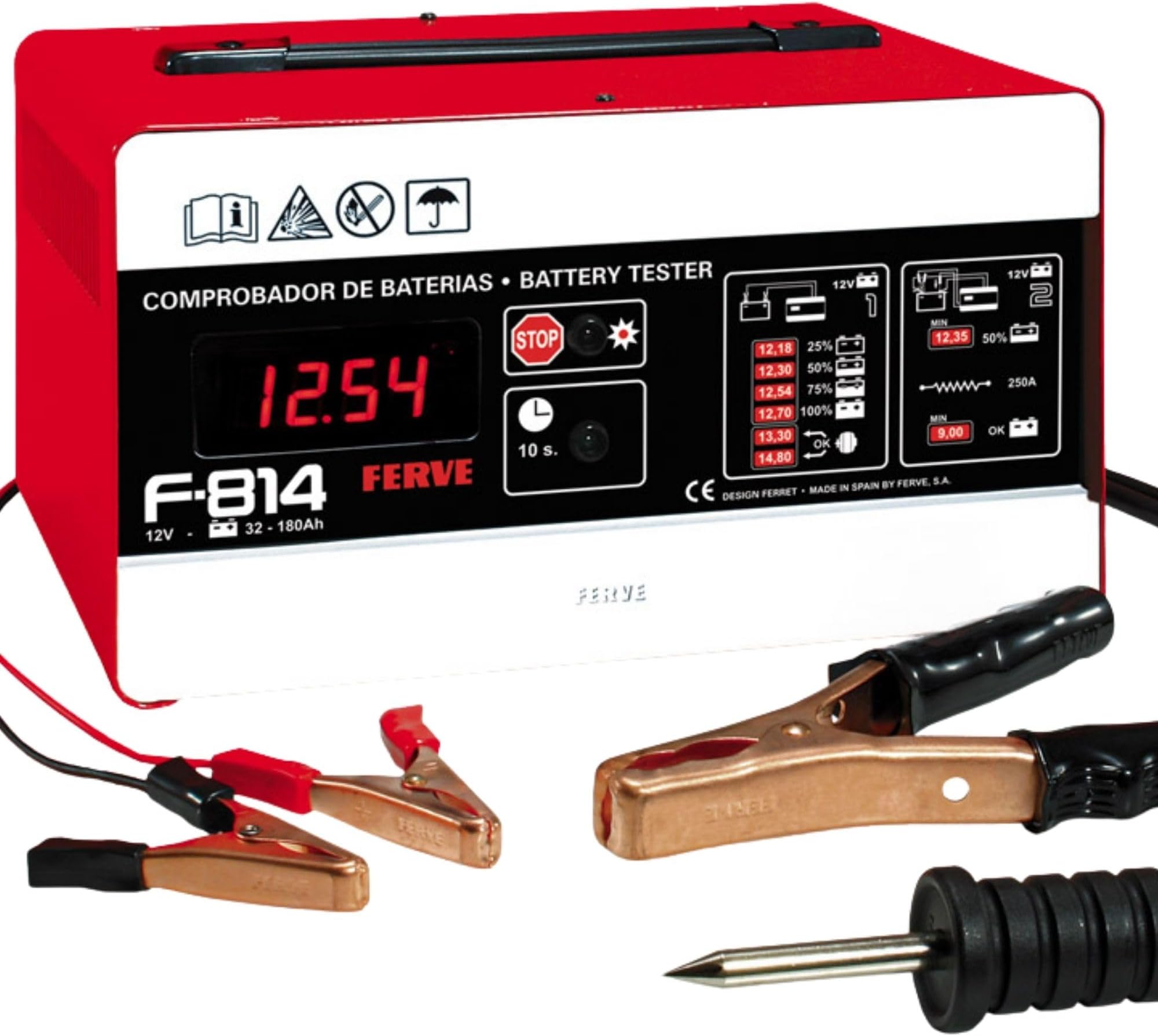 ferve F-814 battery and Alternator Tester 12 V