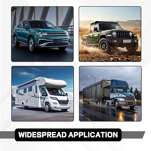 Miniatura 6 de Hovom 2 correas elásticas para maletero de automóvil con cinta de gancho y bucle, correas organizadoras de almacenamiento de maletero de SUV, correa