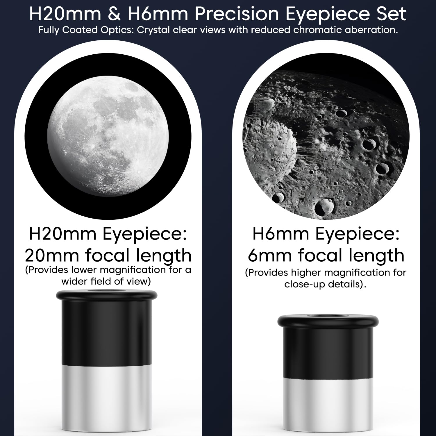 Sounce 70mm Astronomical Telescope 150X Zoom Refractor, Black — Amazon image 5