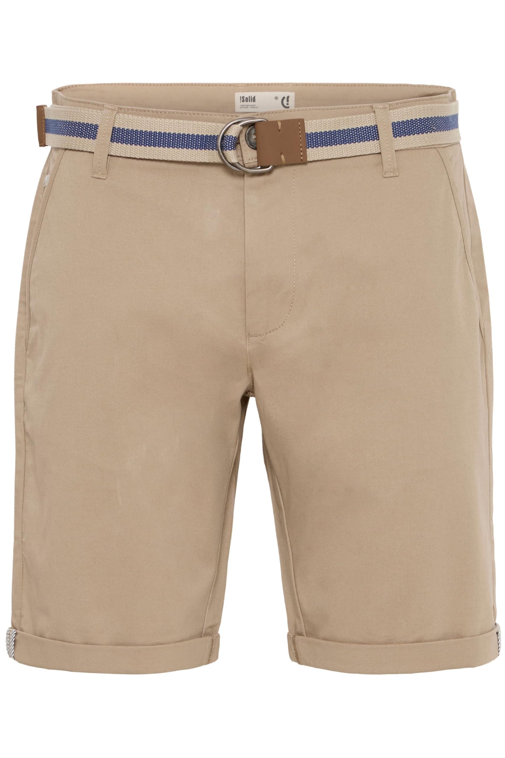 !Solid Monty Herren Chino Shorts Bermuda Kurze Hose mit Gürtel aus Stretch-Material Regular-Fit