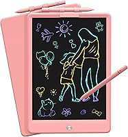 Vista 9 de Tableta de escritura LCD de 10 pulgadas, tablero de dibujo colorido para niños, tablero de dibujo, juguetes educativos de Navidad para niñas