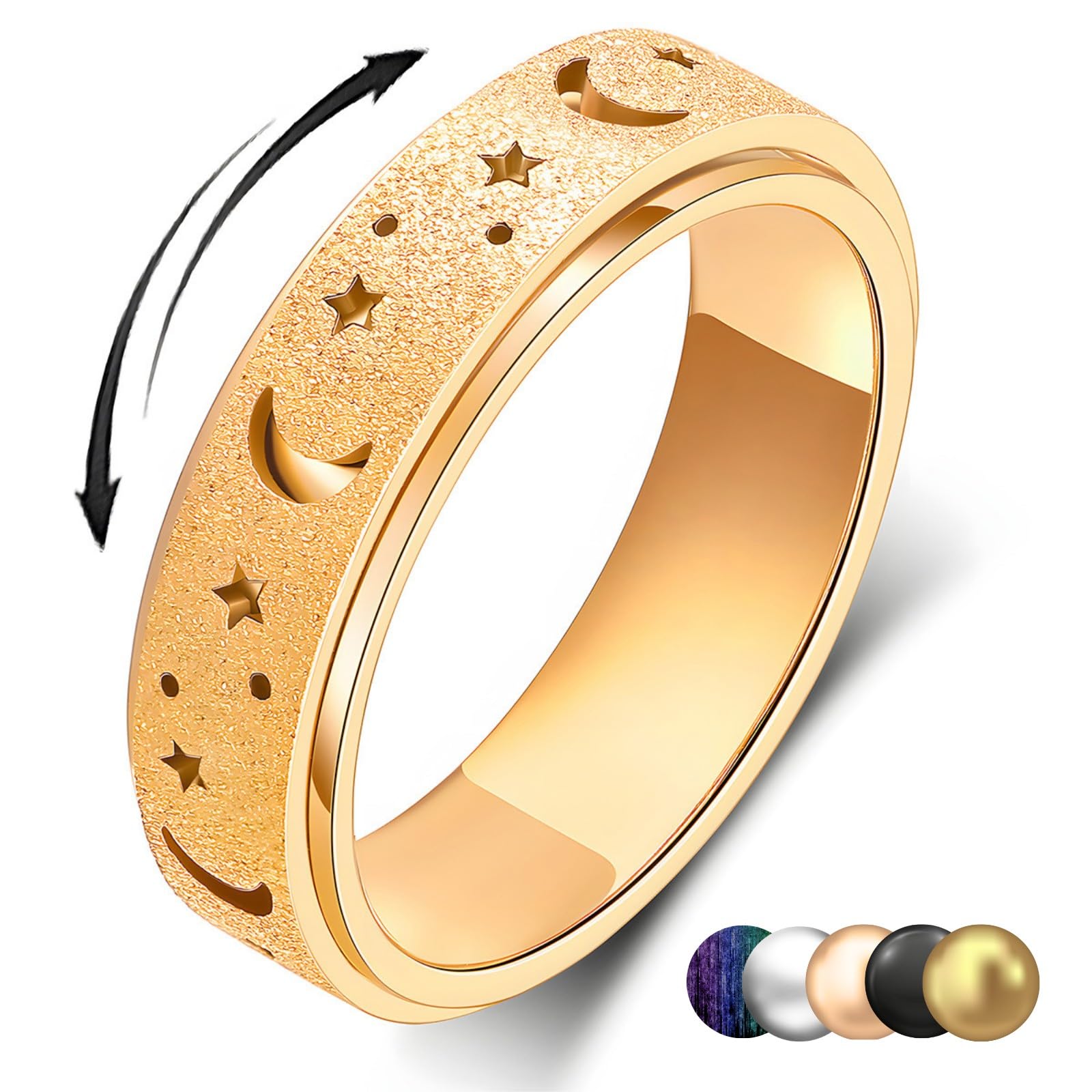 リング 指輪 around square フィジェットトイ Fidget toy Fidget ring - Etsy 日本 リング 指輪 around square フィジェットトイ