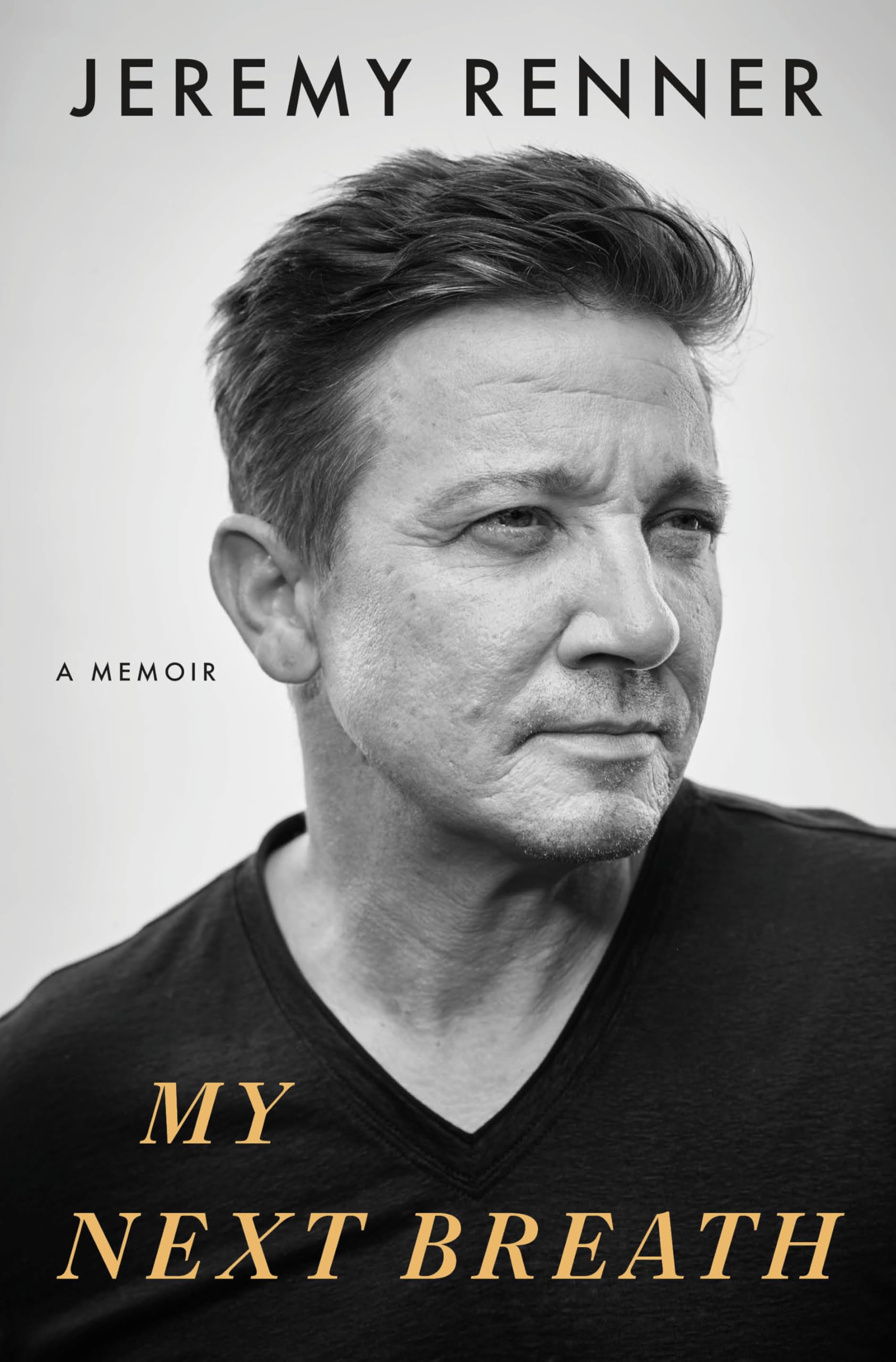 SIGNED - My Next Breath By Jeremy Renner New 1st Edition Hardback book Avengers