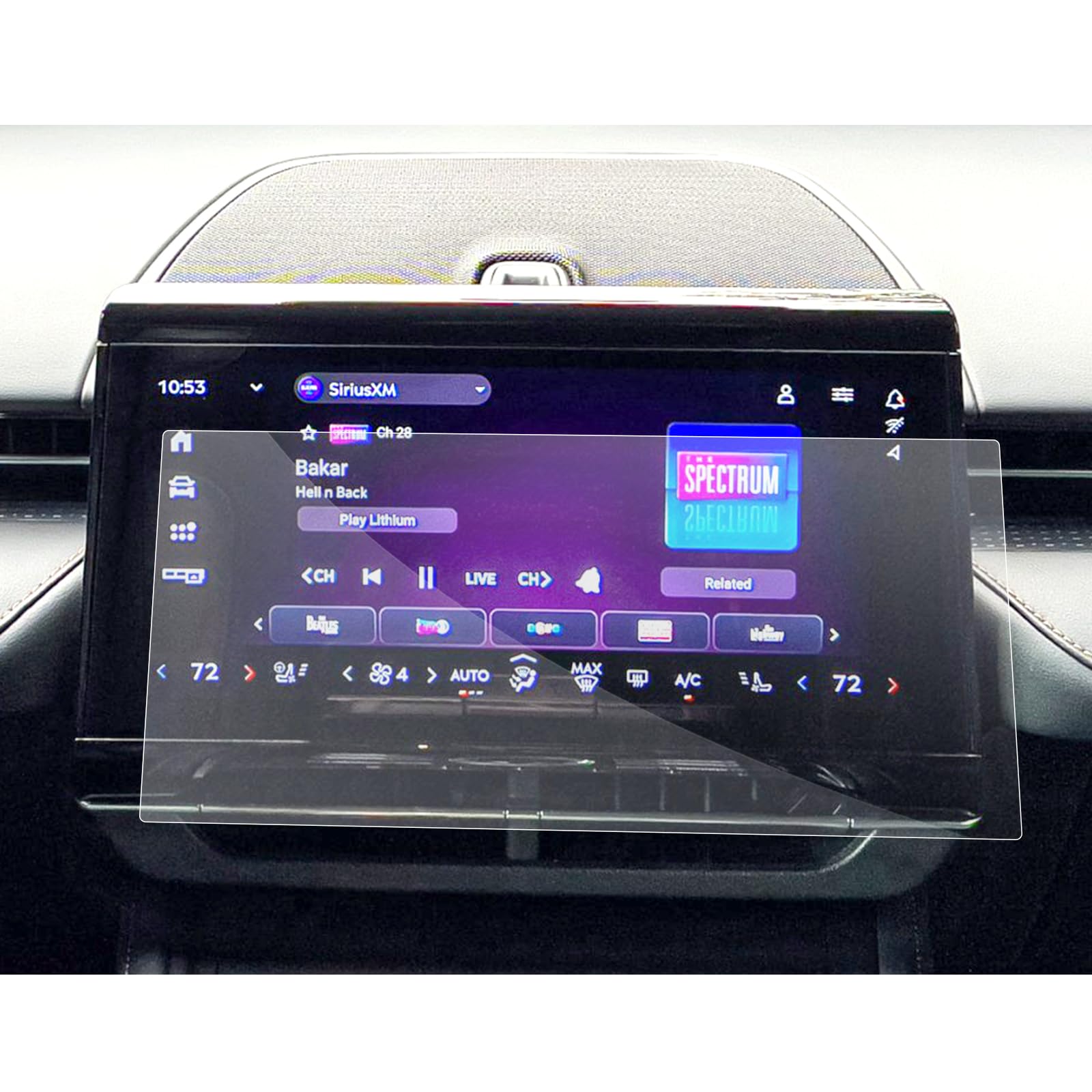 SXCY for 2025 Lincoln Nautilus Screen Protector 11.1 Inch 2024 2025 Nautilus Accessories 2025 Nautilus Navigation Infotainment Screen Protector[2PCS Nano]