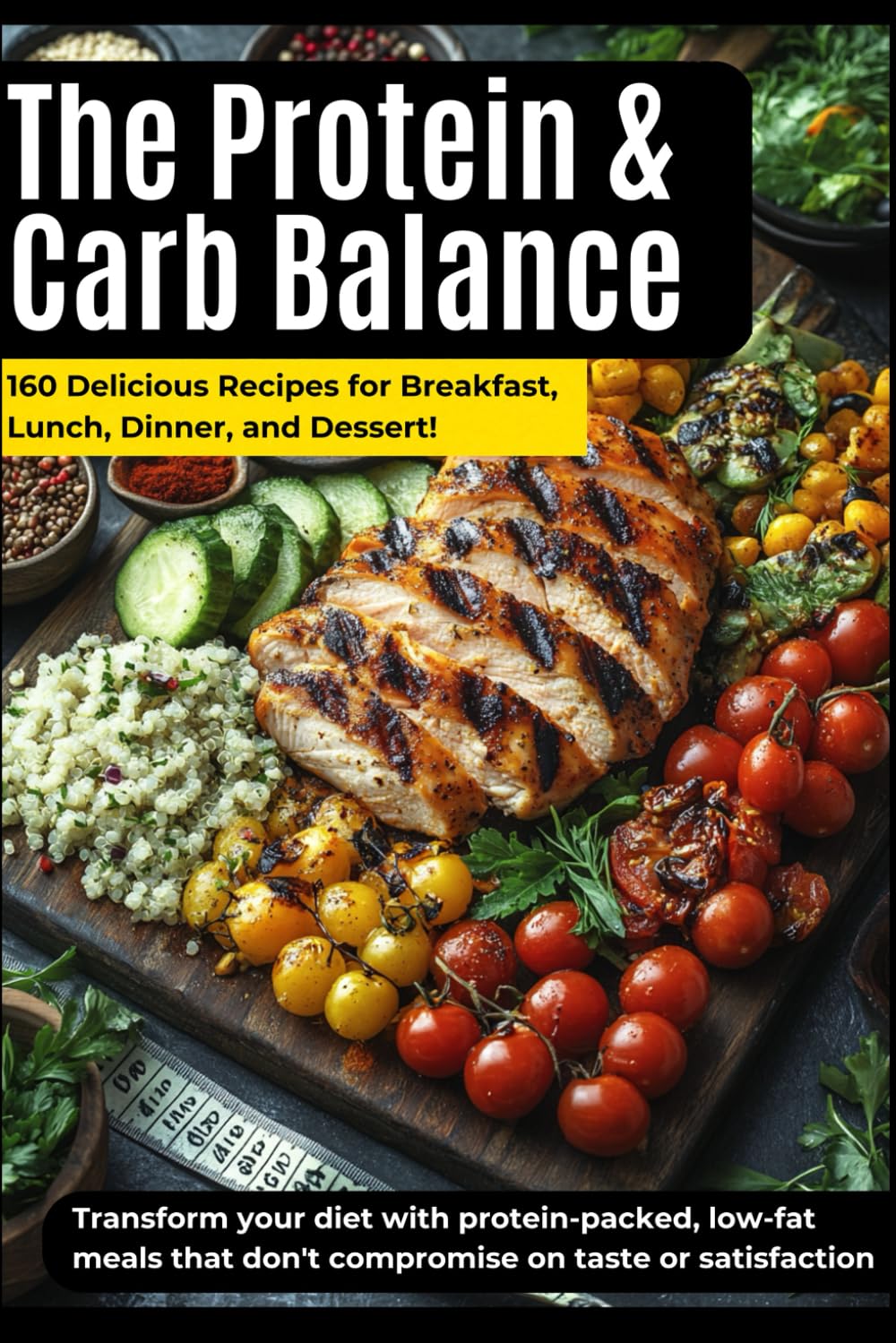 The Protein & Carb Balance: 160 Delicious Recipes for Breakfast, Lunch, Dinner, and Dessert (The Protein & Carb Balance Cookbook)