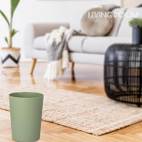 Vista 67 de UUJOLY Cubo de basura pequeño para basura, contenedores para baños, lavandería, cocinas, oficinas, habitaciones de niños, dormitorios