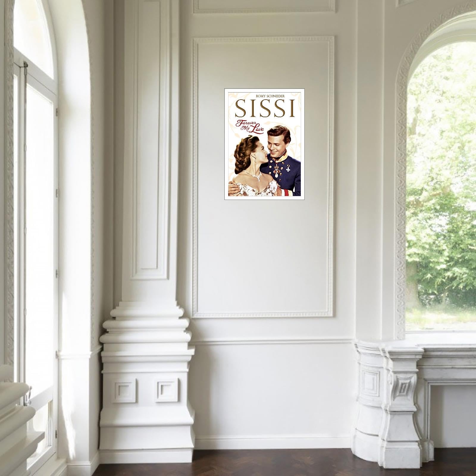 Affiche De Film Sissi (1955) - Art Mural - Impression Sur Toile - Pour La Maison, Le Bureau, Le Cinéma - Sans Cadre - 45,7 X 30,5 Cm