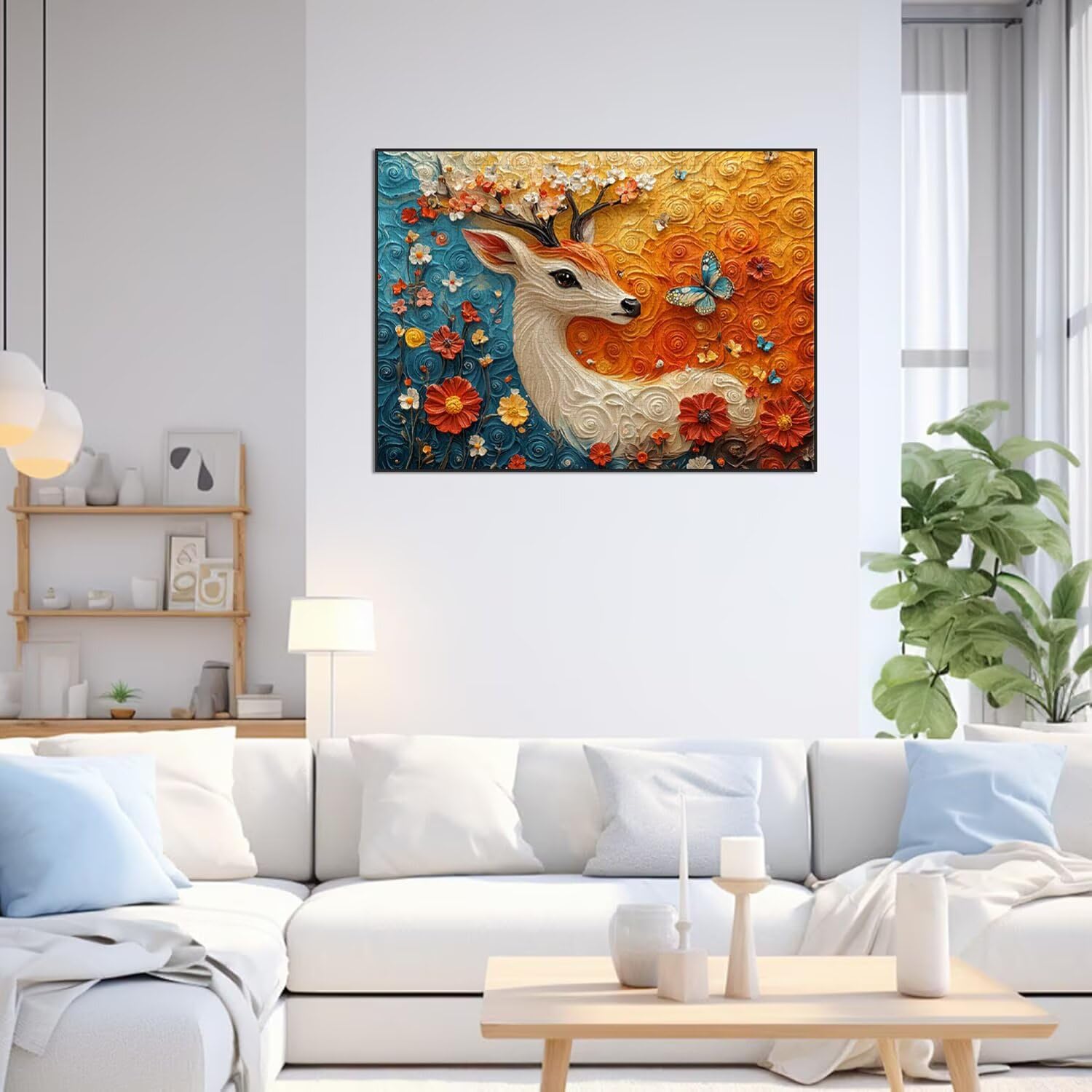 Puzzle 1500 sztuk Fawn Trudne drewniane puzzle, n-424 | Niemożliwe wyzwanie, inteligentna gra zręcznościowa, gry logiczne dla całej rodziny, pomysł na prezent, abstrakcja