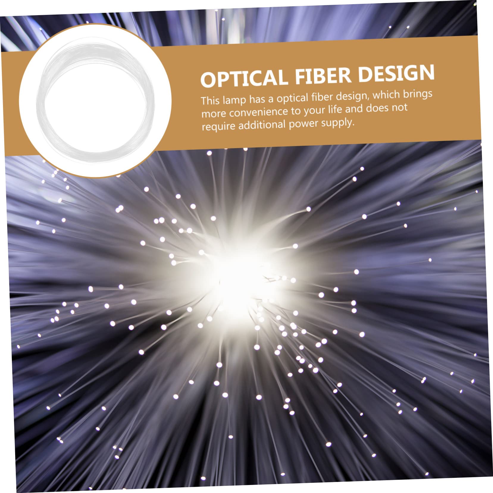 HOLIDYOYO Optical Fiber Lamp String DIY Indoor Light Simple-Style Light Guide String