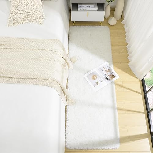 Vista 289 de BENRON Alfombras suaves para dormitorio, 2 x 6, lavables para pasillo, entrada, cocina, dormitorio, alfombra mullida para decoración de habitación