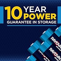 Vista 2 de Rayovac paquete de 24 baterías alcalinas AA, con tapa reutilizable (ALAA-24), 813-12PPF, 12, D, 1, 1